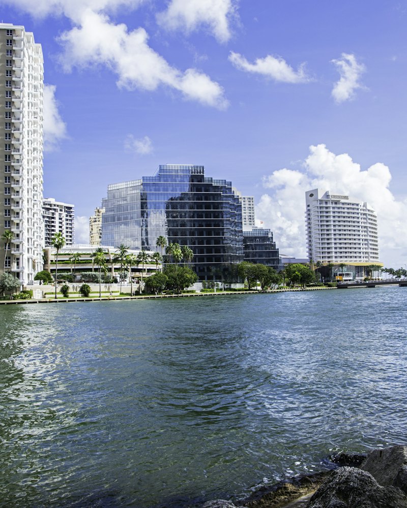 High-rise residences along the waterfront